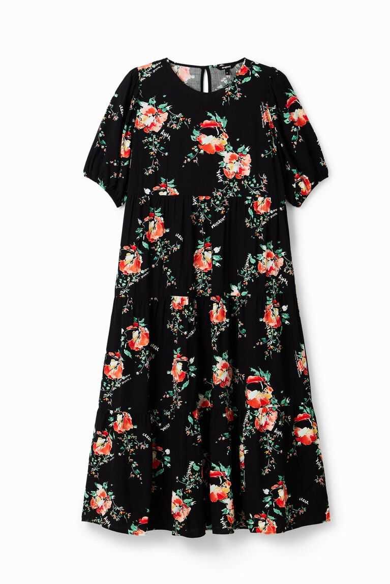 Dámské Kombinéza Desigual Floral midi | 045316GKM