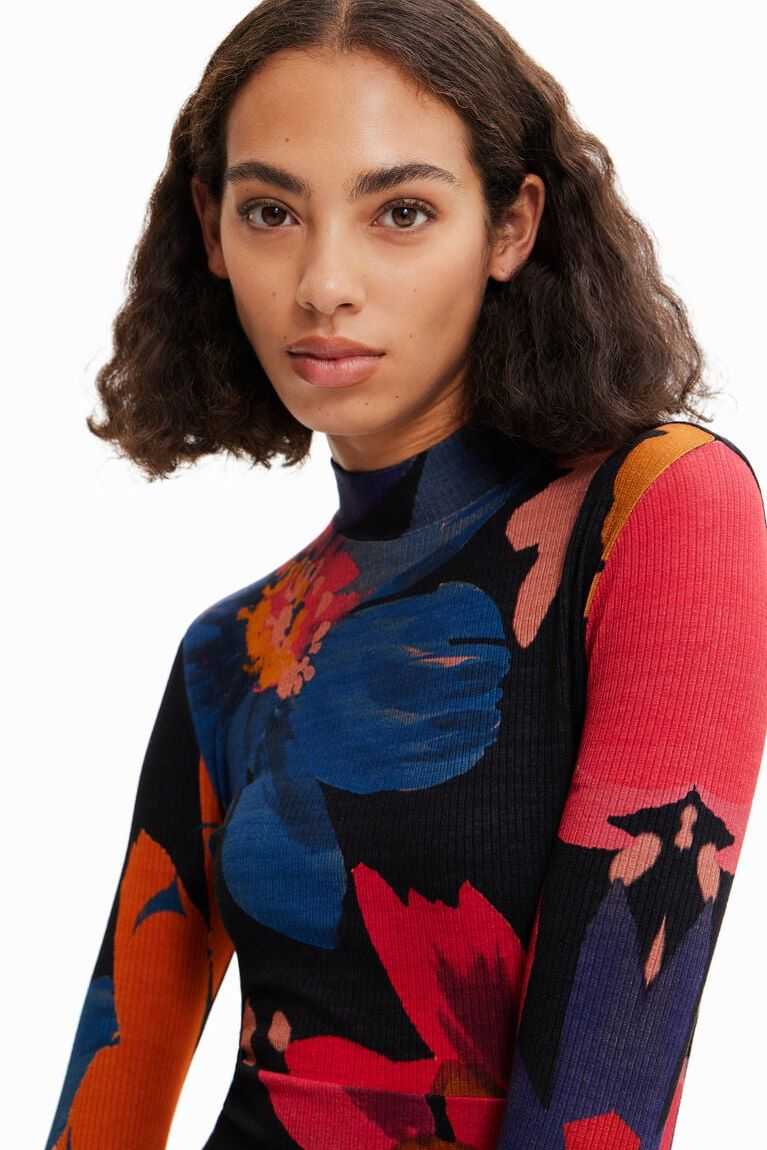 Dámské Kombinéza Desigual Floral midi | 965387PZU