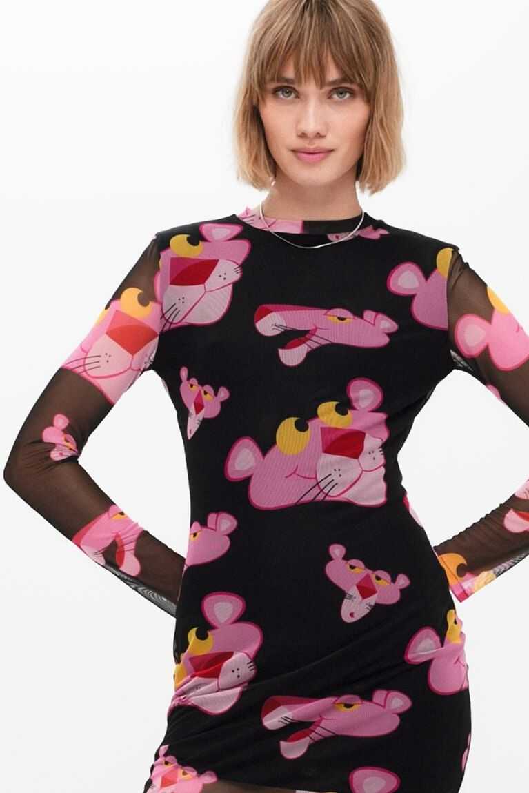 Dámské Kombinéza Desigual Krátké Pink Panther | 528103WAN