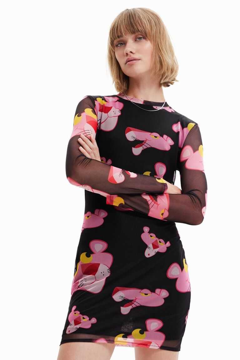 Dámské Kombinéza Desigual Krátké Pink Panther | 528103WAN