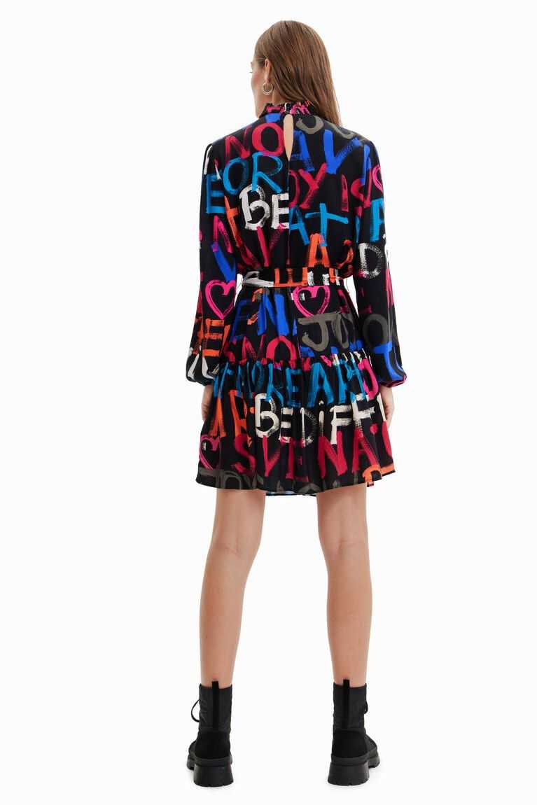 Dámské Kombinéza Desigual Krátké tunic with messages | 672194USD