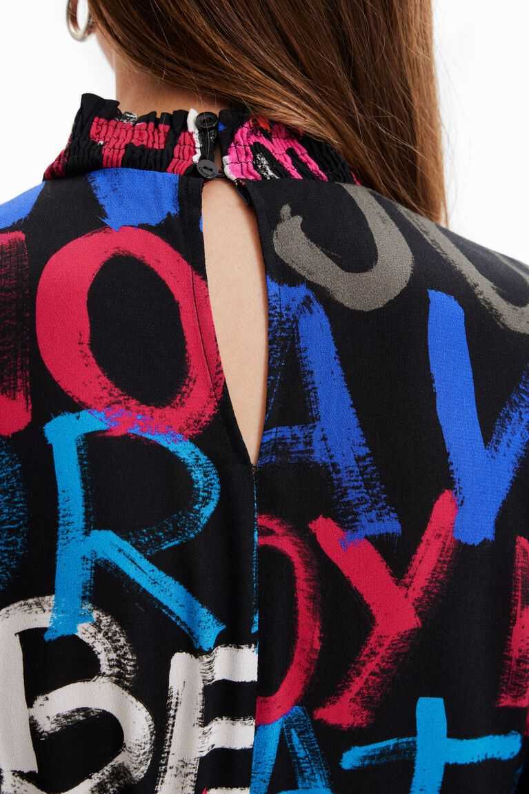 Dámské Kombinéza Desigual Krátké tunic with messages | 672194USD