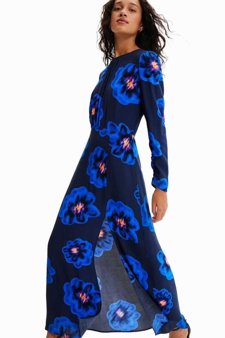 Dámské Kombinéza Desigual Long floral slit | 607421TXV