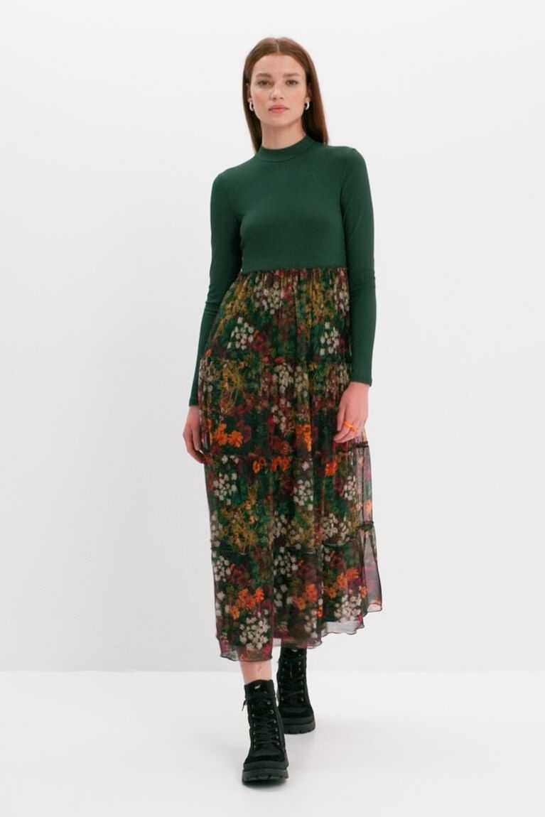 Dámské Kombinéza Desigual Long with tulle skirt | 930814TFW