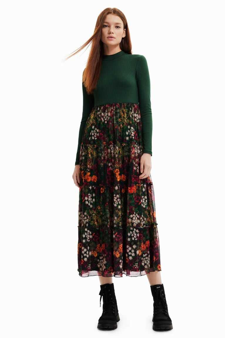 Dámské Kombinéza Desigual Long with tulle skirt | 930814TFW