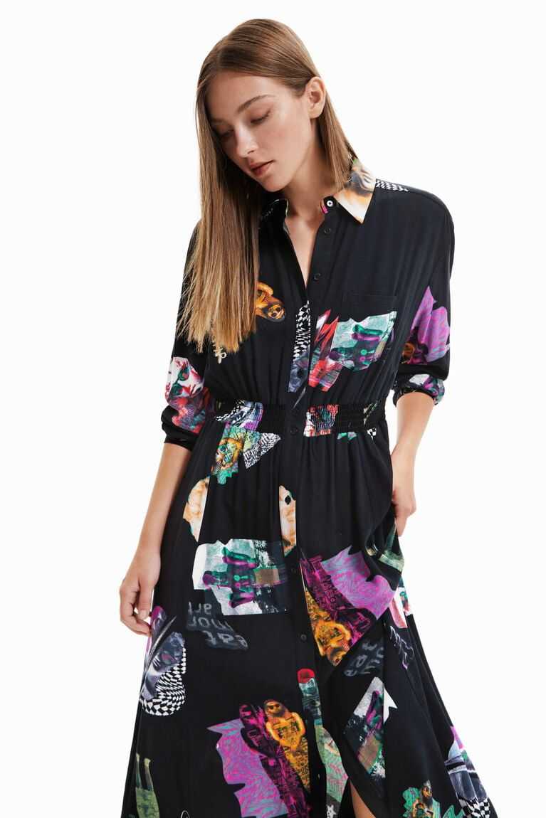 Dámské Kombinéza Desigual Midi shirt | 189570ORI