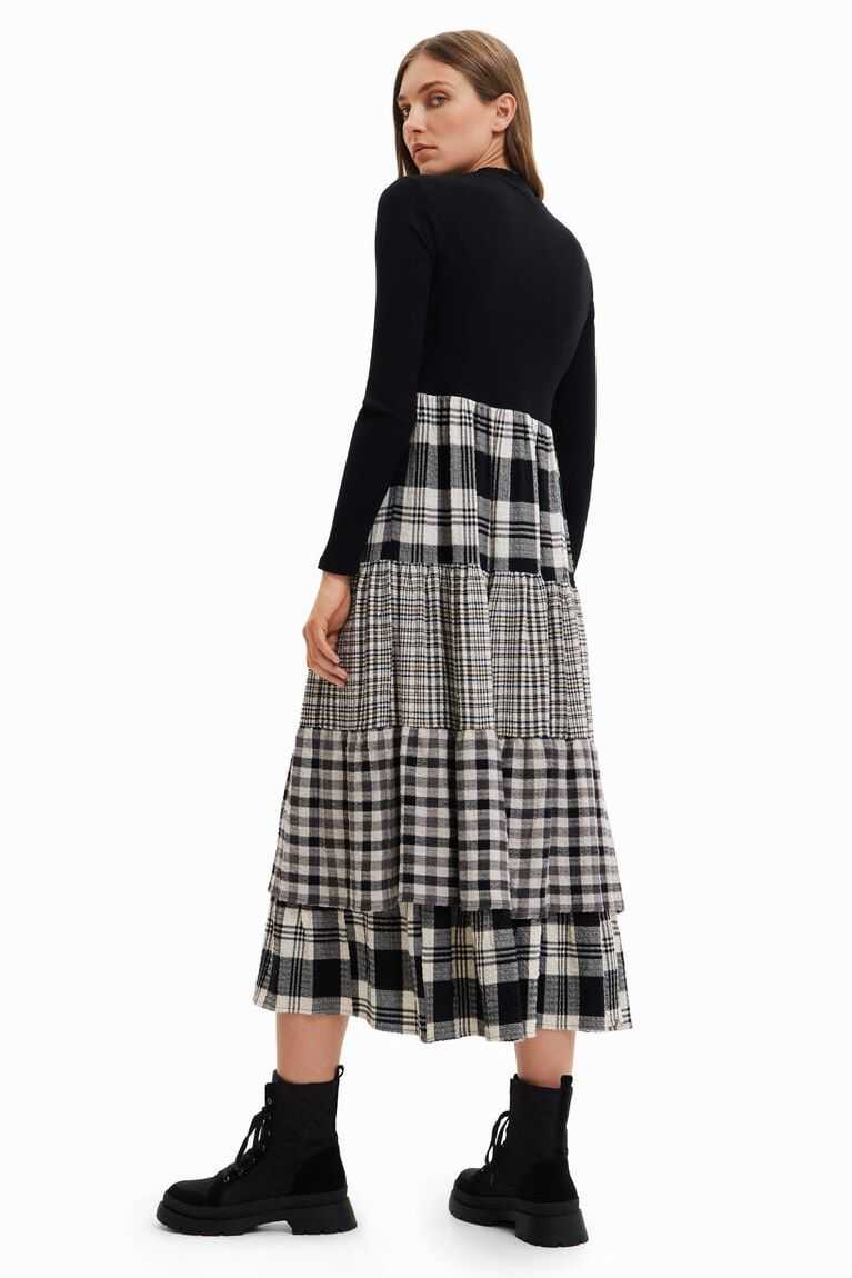 Dámské Kombinéza Desigual Midi with plaid skirt | 207835ICE