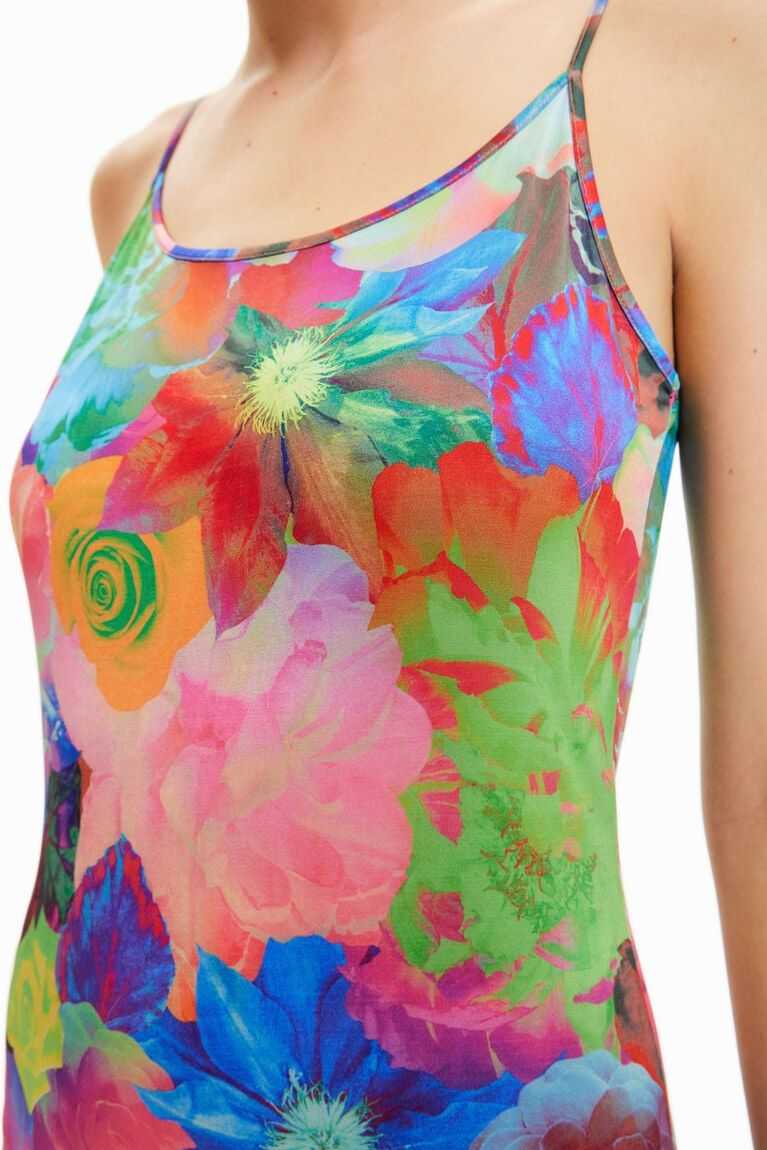 Dámské Kombinéza Desigual Slim floral lingerie | 407852RQE