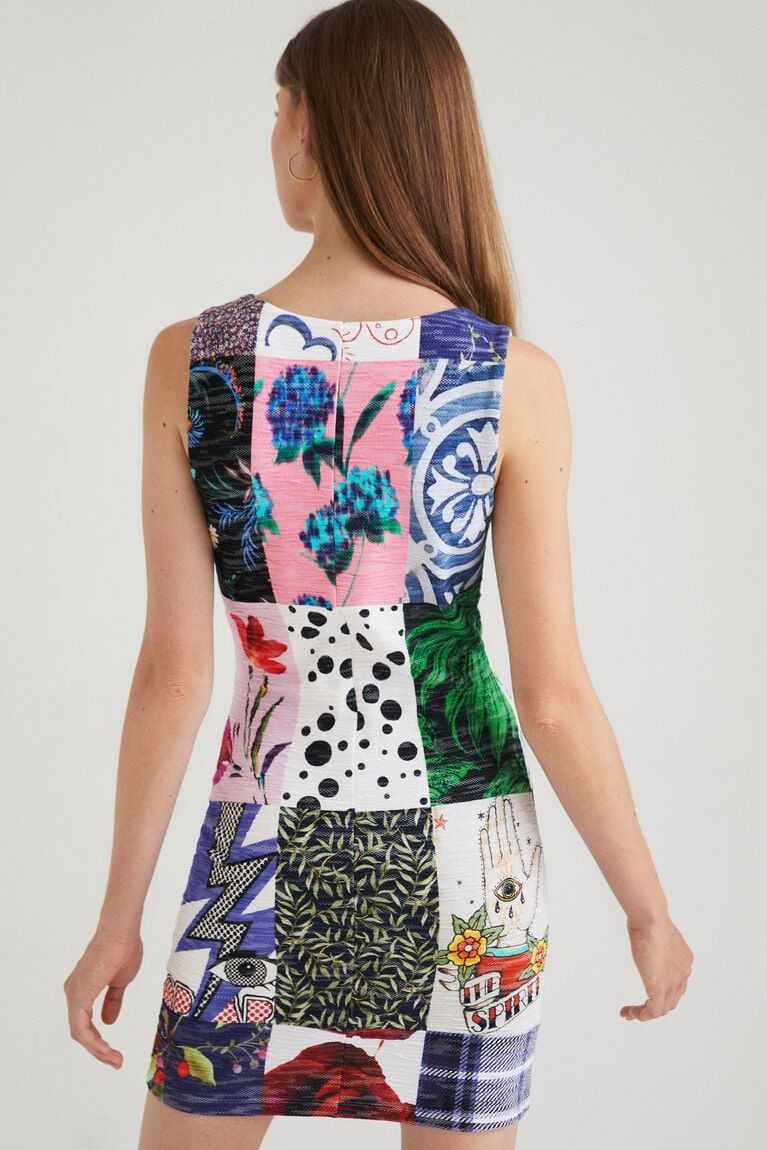 Dámské Kombinéza Desigual Slim patch square neckline | 510629ABS