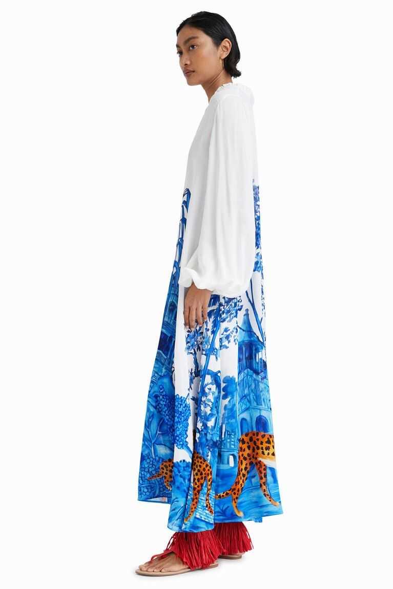 Dámské Kombinéza Desigual Stella Jean long kaftan | 607459BXC