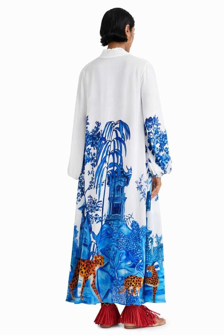 Dámské Kombinéza Desigual Stella Jean long kaftan | 607459BXC