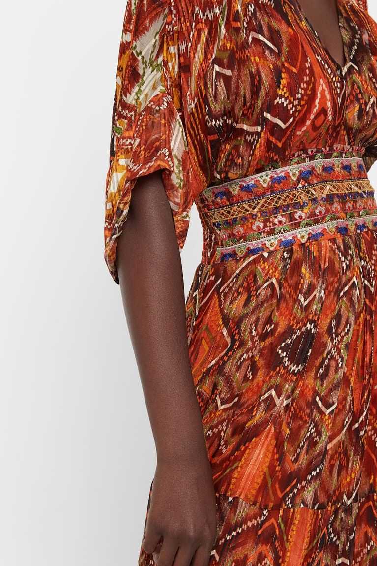 Dámské Kombinéza Desigual Šaty with African friezes | 492586XET