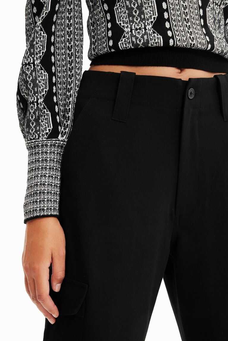 Dámské Legíny Desigual Basic cargo trousers | 287491BIR