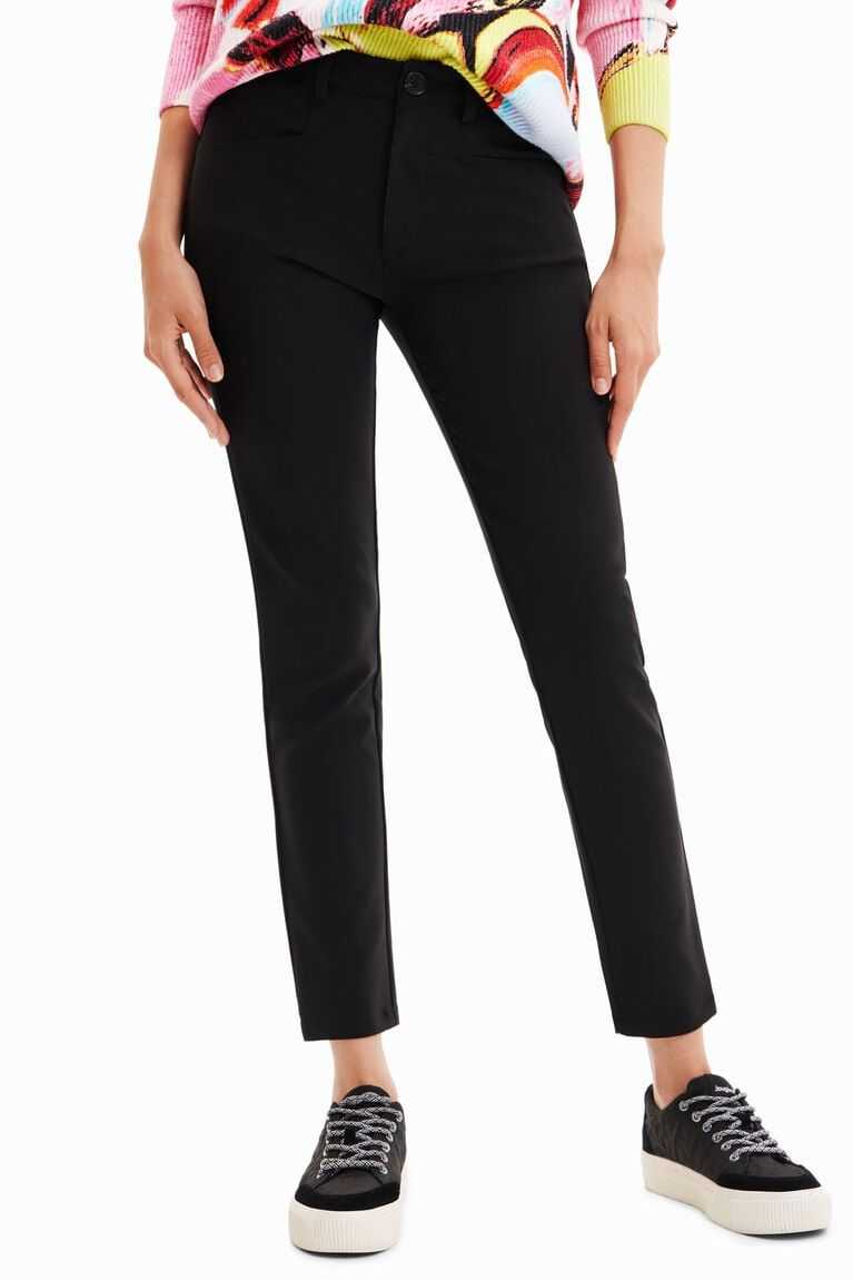 Dámské Legíny Desigual Basic skinny trousers | 168325MES