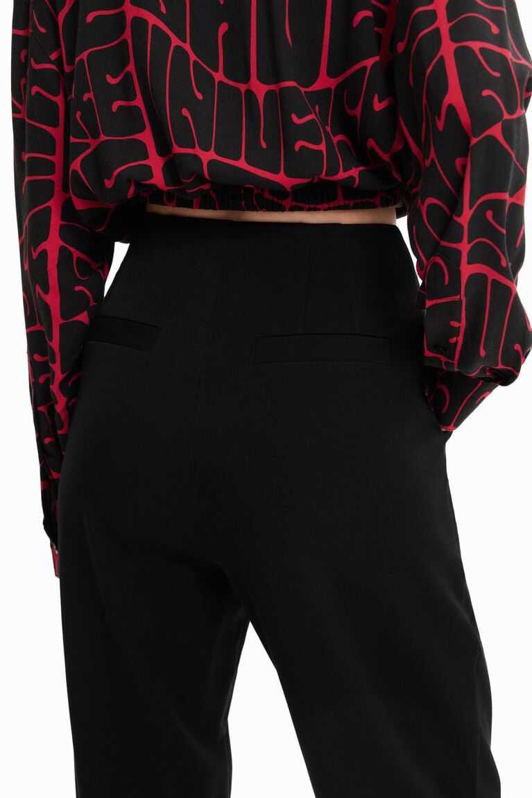 Dámské Legíny Desigual Cropped slouchy trousers | 473268SXP