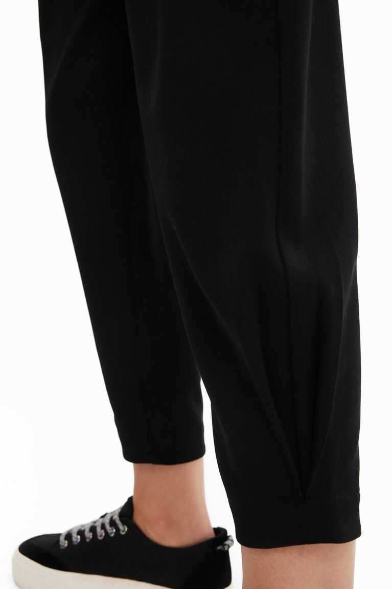 Dámské Legíny Desigual Cropped slouchy trousers | 473268SXP