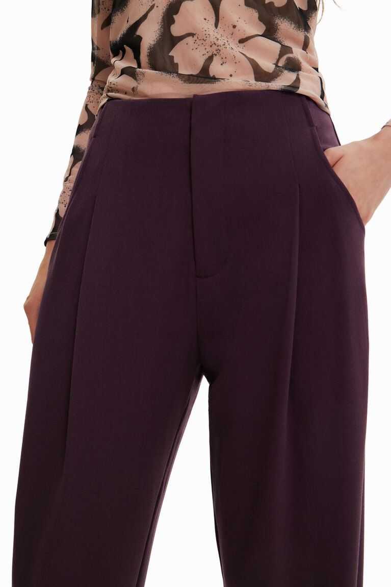 Dámské Legíny Desigual Cropped slouchy trousers | 480369HBZ