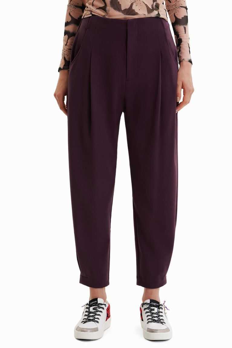 Dámské Legíny Desigual Cropped slouchy trousers | 480369HBZ