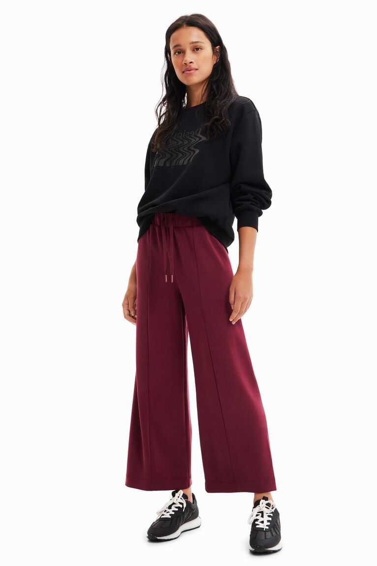 Dámské Legíny Desigual Fine-knit culotte trousers | 726358EJP