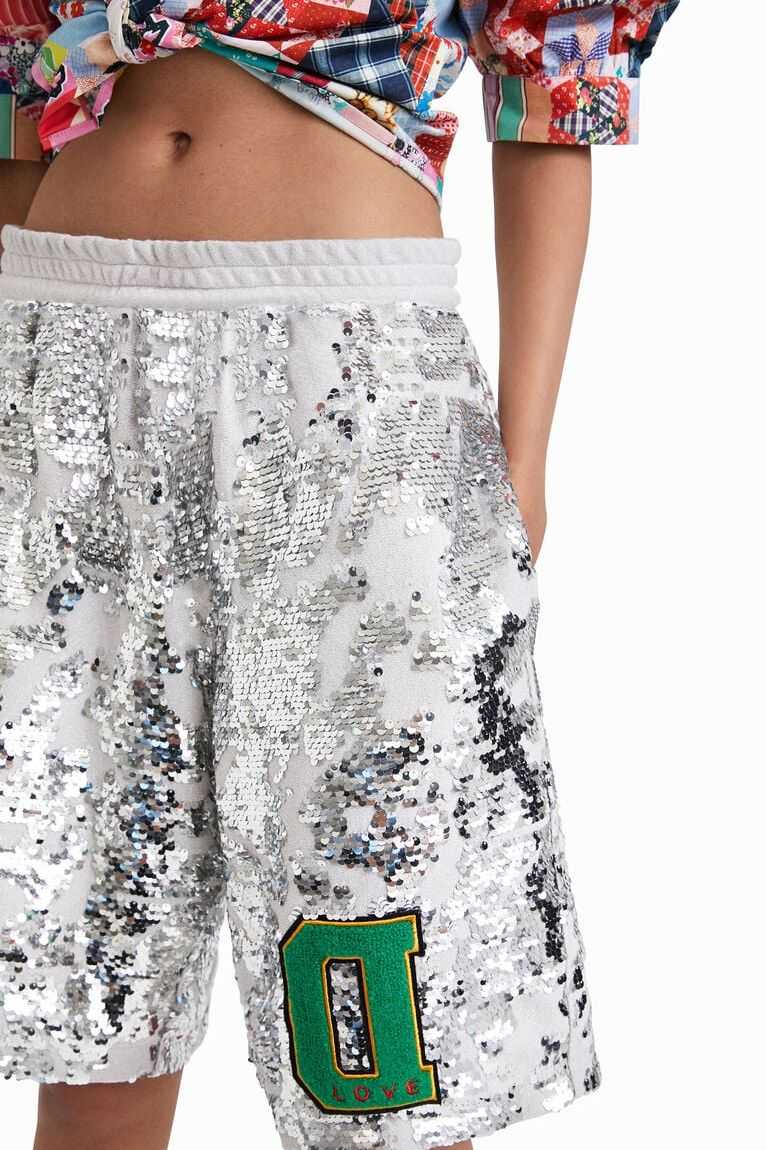 Dámské Legíny Desigual Johnson Hartig sequined | 157096QDB