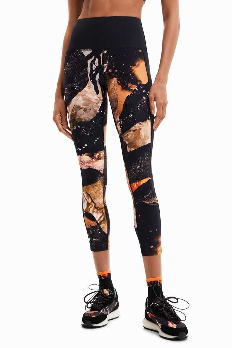 Dámské Legíny Desigual Mineral-effect print | 824319OQD