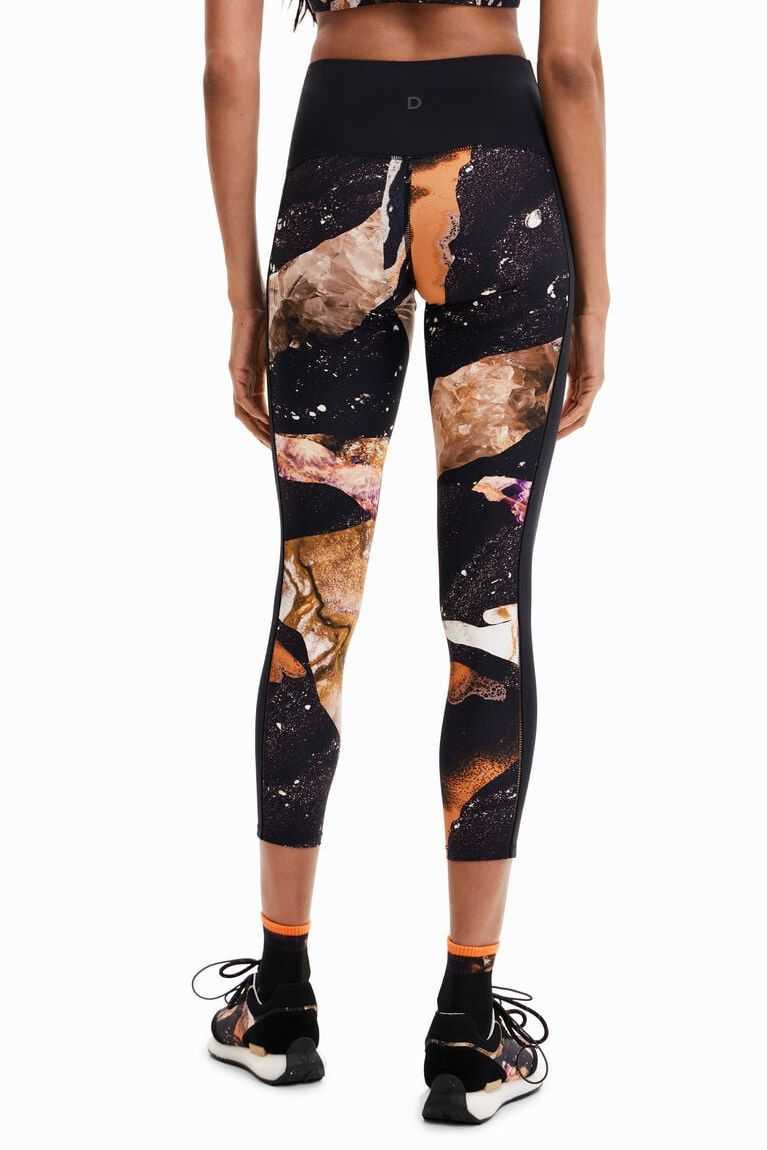 Dámské Legíny Desigual Mineral-effect print | 824319OQD