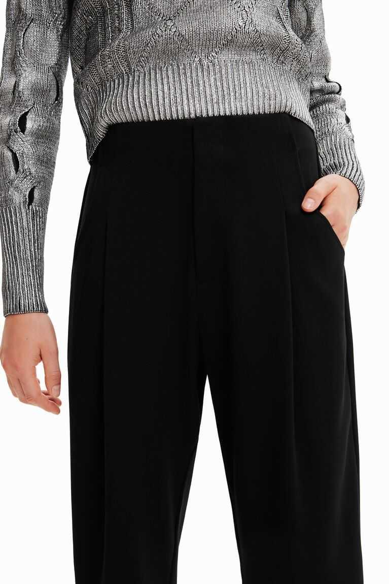 Dámské Legíny Desigual Plisovaný trousers | 531297HTX