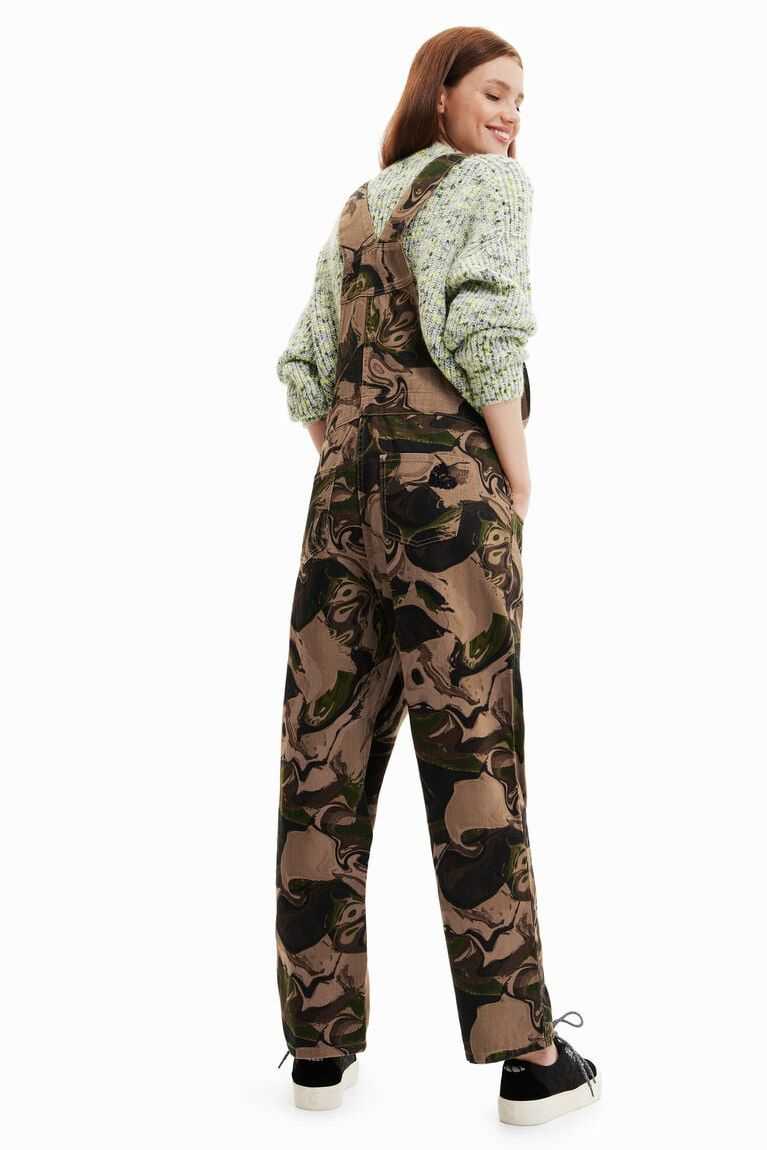 Dámské Legíny Desigual Psychedelic camouflage dungarees | 329618LQE