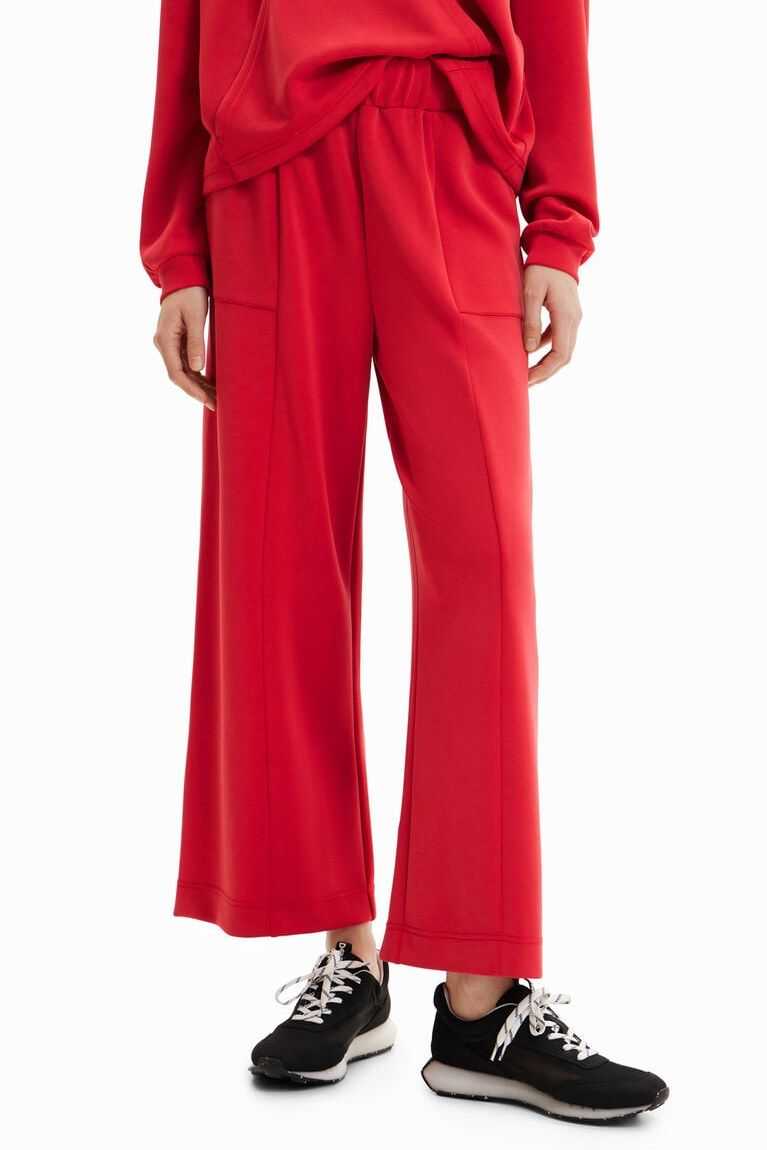 Dámské Legíny Desigual Soft-touch wide-leg trousers | 534621IVY