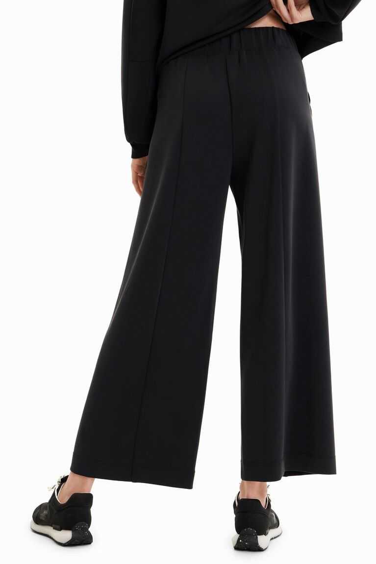 Dámské Legíny Desigual Soft-touch wide-leg trousers | 760214LAC