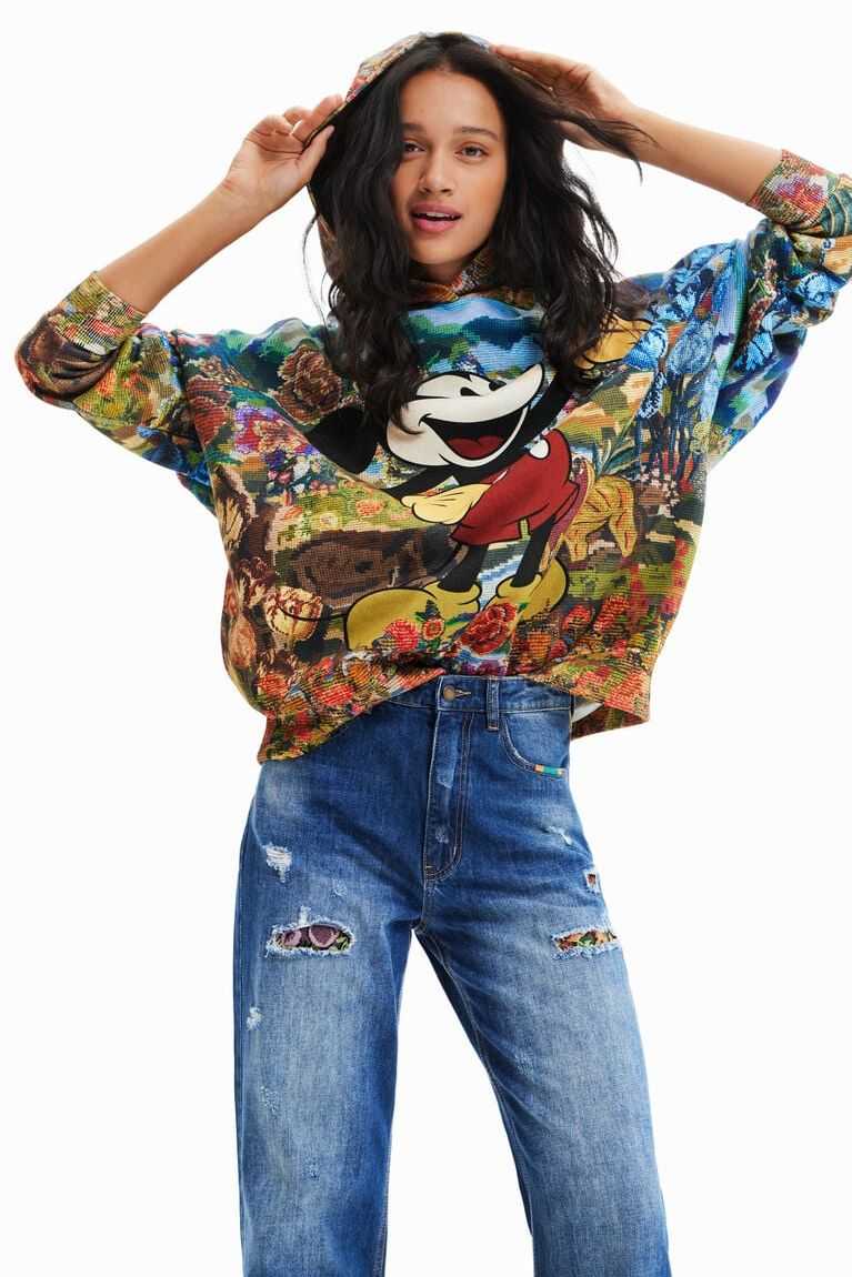 Dámské Mikiny Desigual M. Christian Lacroix hoodie with Disney\'s Mickey Mouse | 239405GYQ