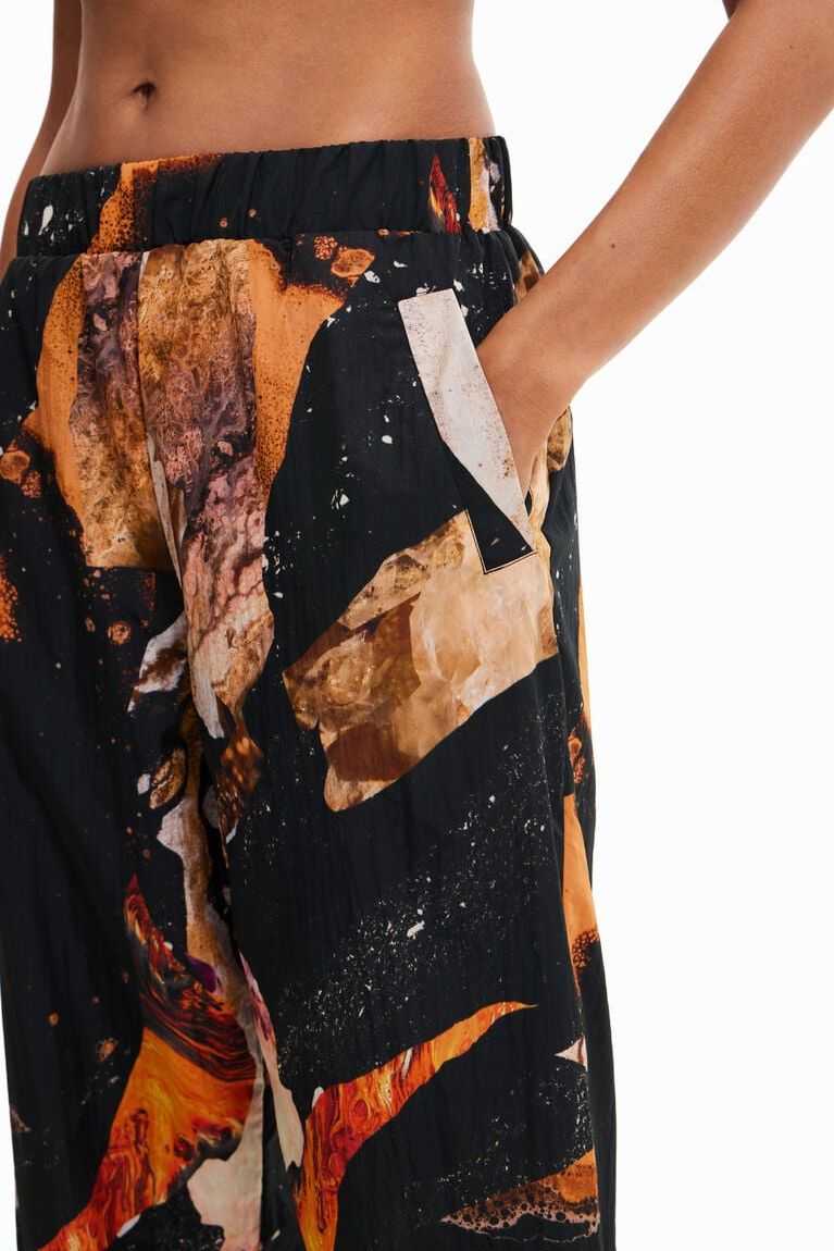 Dámské Mikiny Desigual Mineral-effect print joggers | 612543LKH