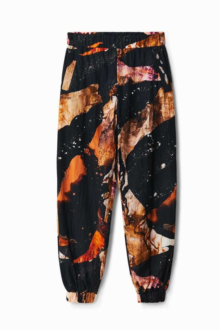 Dámské Mikiny Desigual Mineral-effect print joggers | 612543LKH