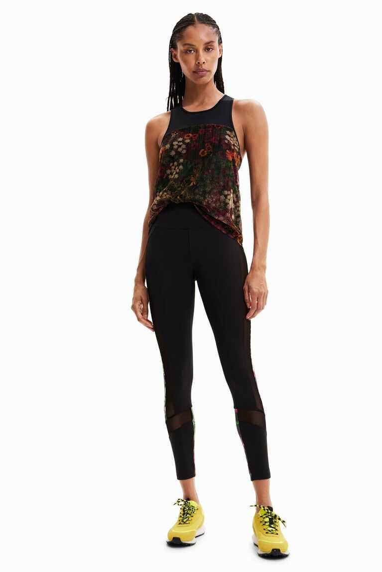 Dámské Mikiny Desigual Slim floral leggings | 138495KFG