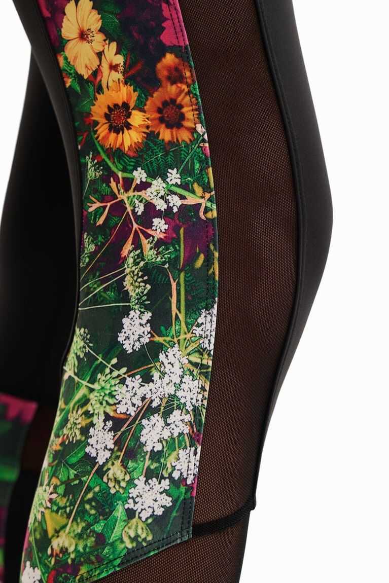 Dámské Mikiny Desigual Slim floral leggings | 138495KFG