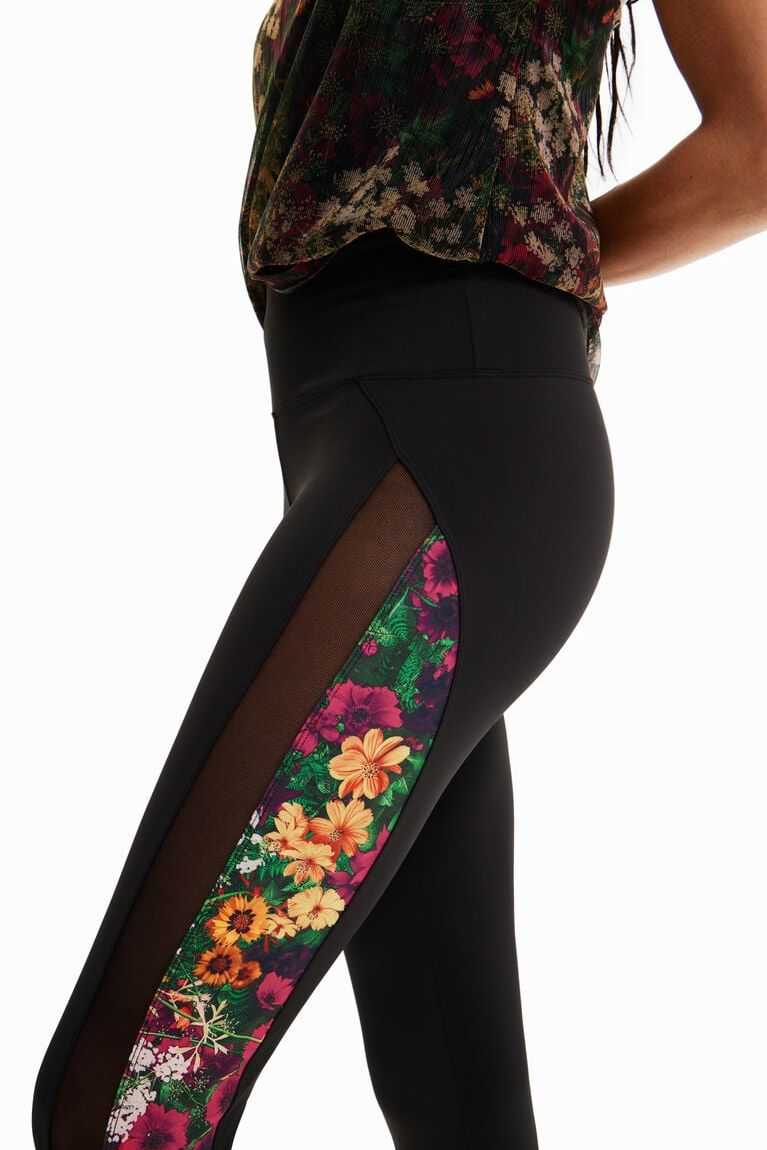 Dámské Mikiny Desigual Slim floral leggings | 138495KFG