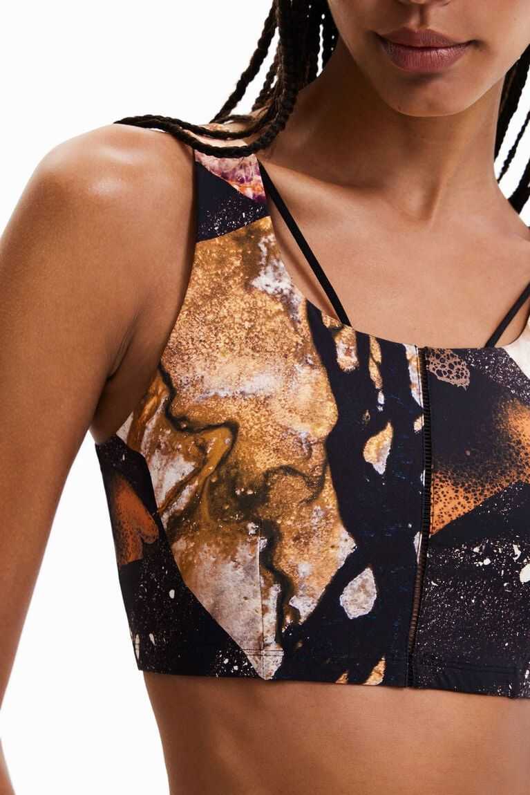 Dámské Mikiny Desigual Sportovní top with digital print | 913870AFD