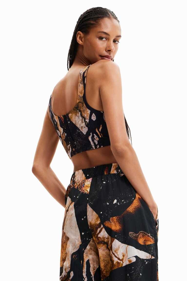 Dámské Mikiny Desigual Sportovní top with digital print | 913870AFD