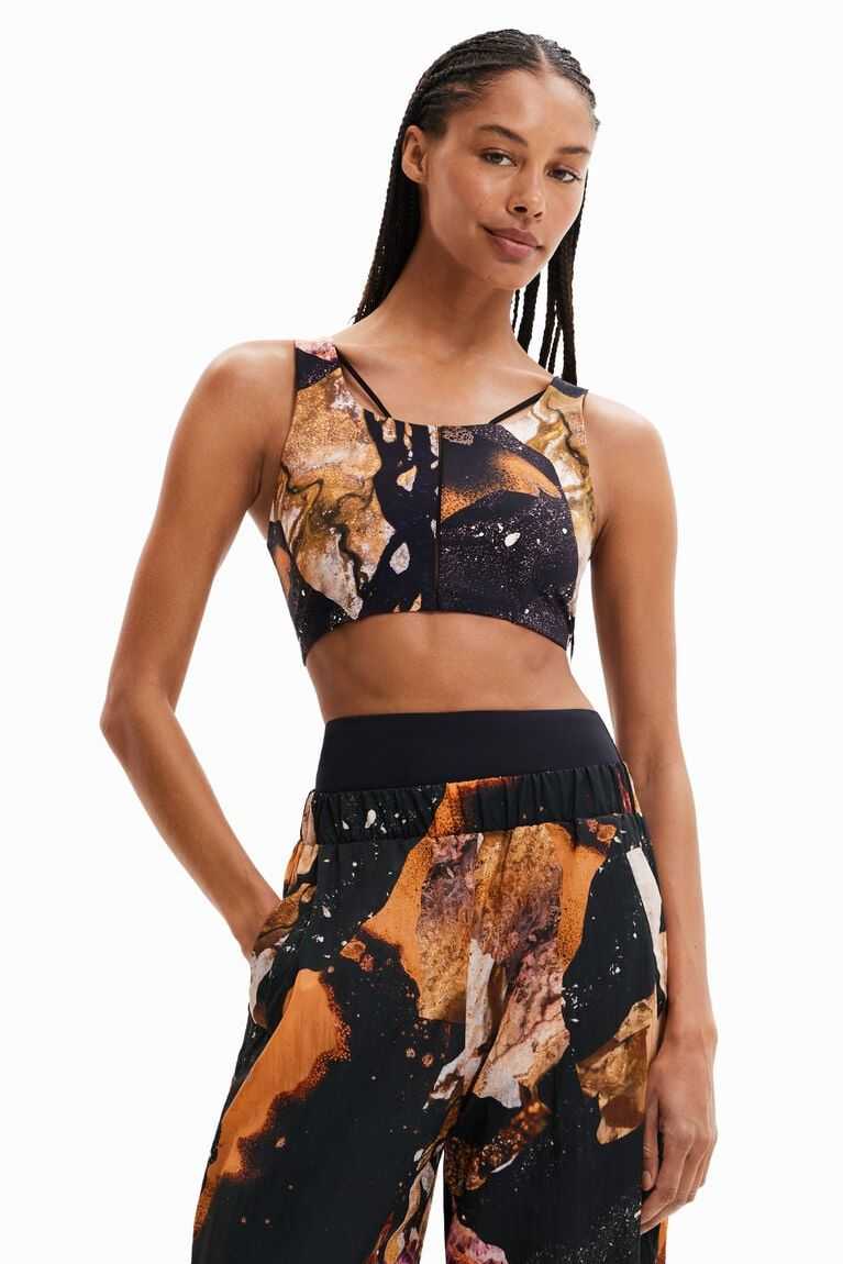 Dámské Mikiny Desigual Sportovní top with digital print | 913870AFD