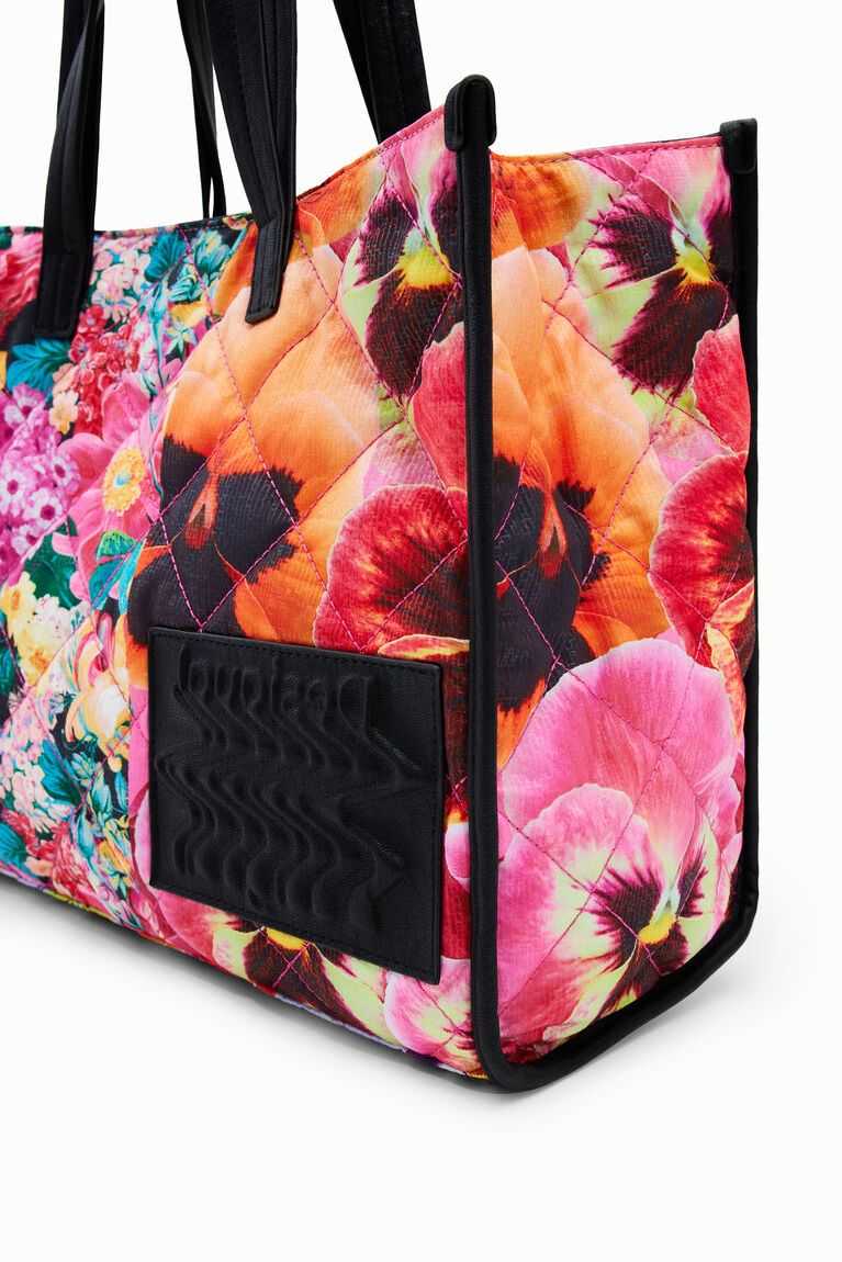 Dámské Přebalovací Tašky Desigual Extra large floral patchwork | 918746KWR