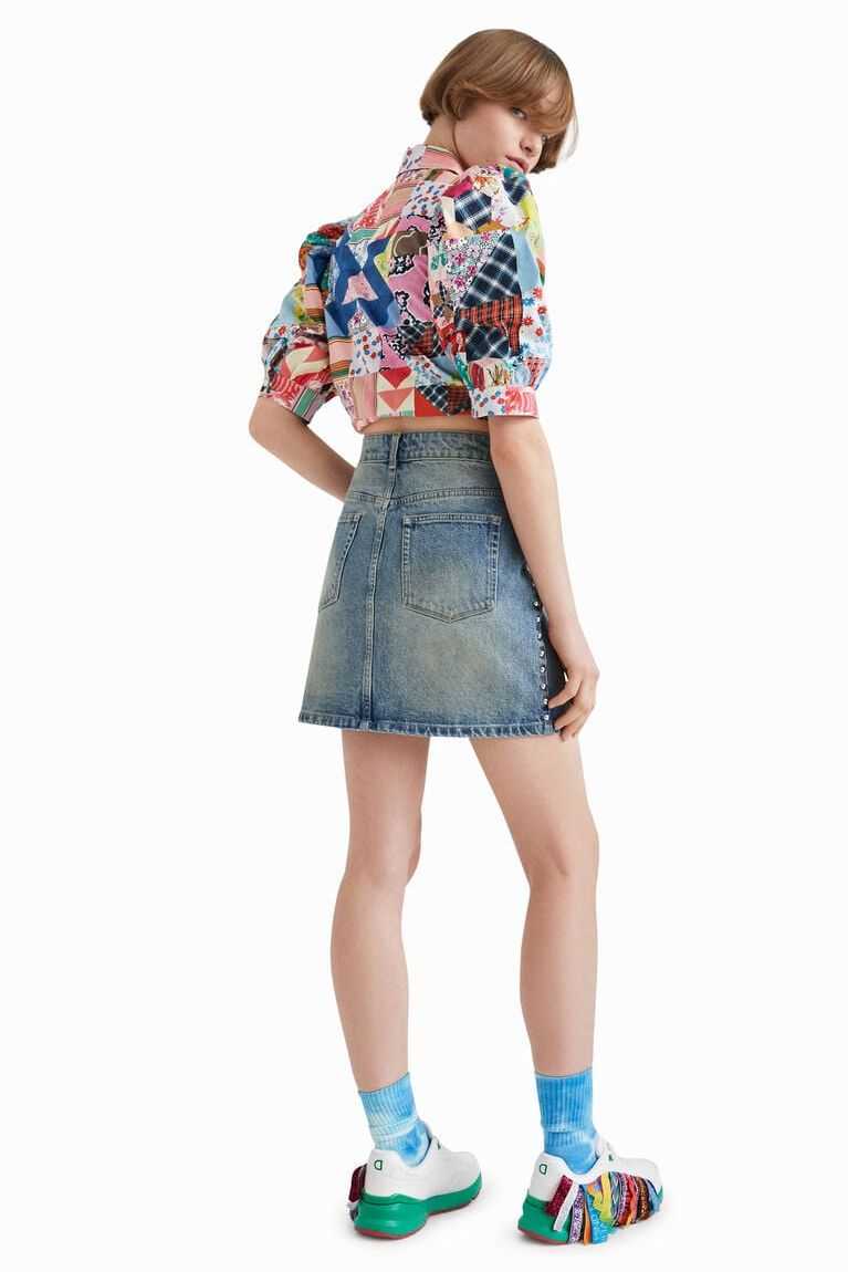 Dámské Sukně Desigual Johnson Hartig studded miniskirt | 208659NUG