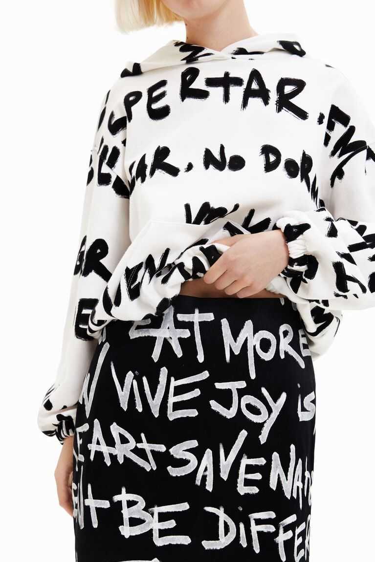 Dámské Sukně Desigual Slim mini with text | 436897KBL