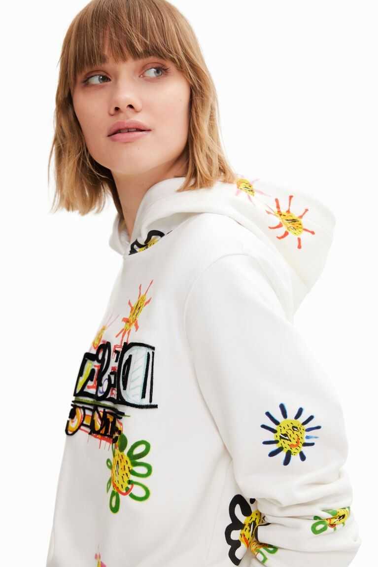 Dámské Svetry Desigual Arty flocked sweatshirt | 728136SEI