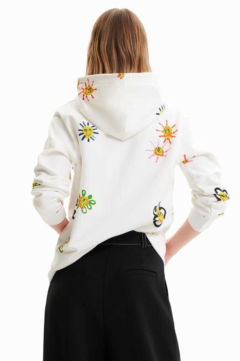 Dámské Svetry Desigual Arty flocked sweatshirt | 728136SEI