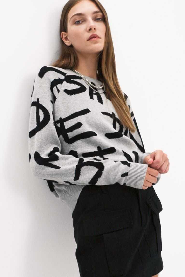 Dámské Svetry Desigual Messages pullover | 624735VEP