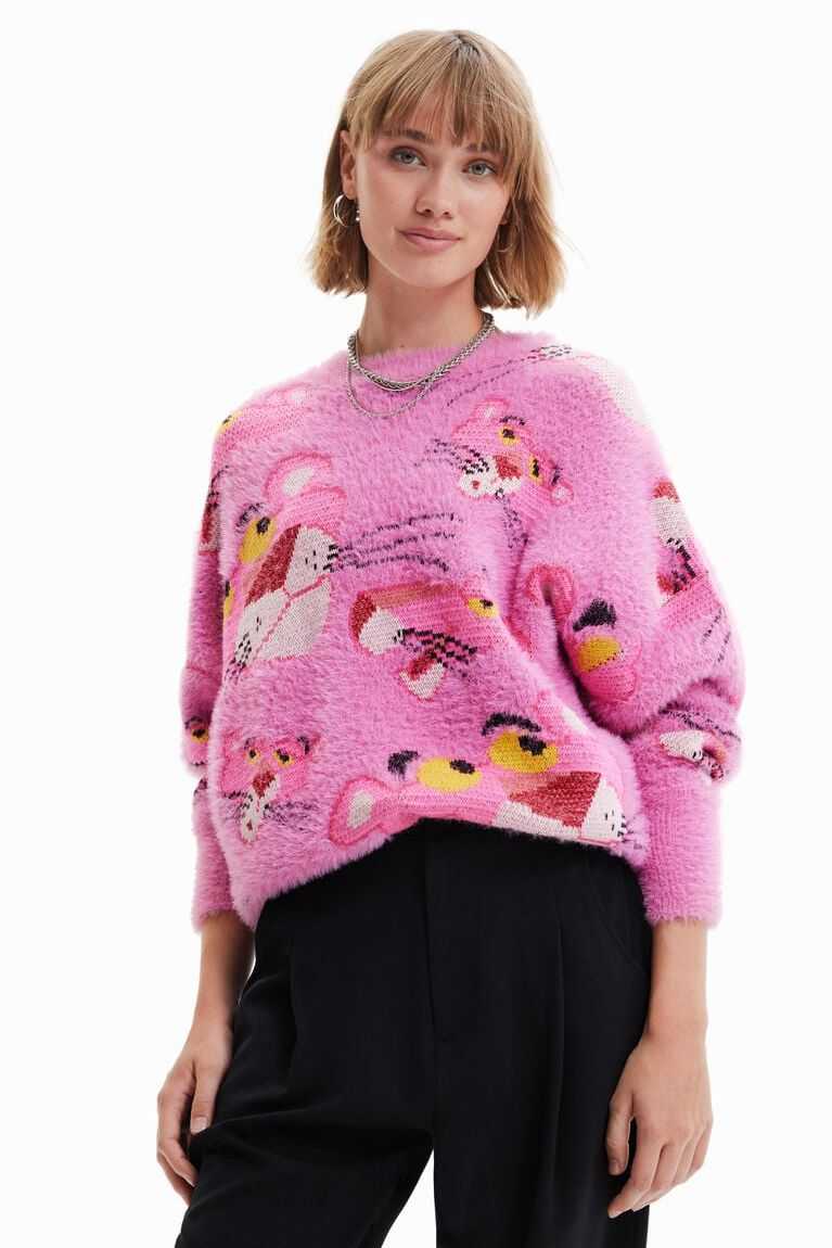 Dámské Svetry Desigual Pink Panther jumper | 276359CEH