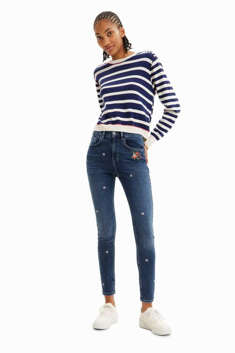 Dámské Svetry Desigual Sailor stripes pullover | 720643HLU