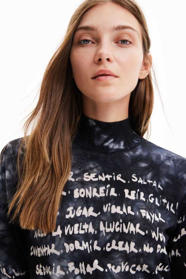 Dámské Svetry Desigual Tie-dye Manifesto jumper | 362045ZGS