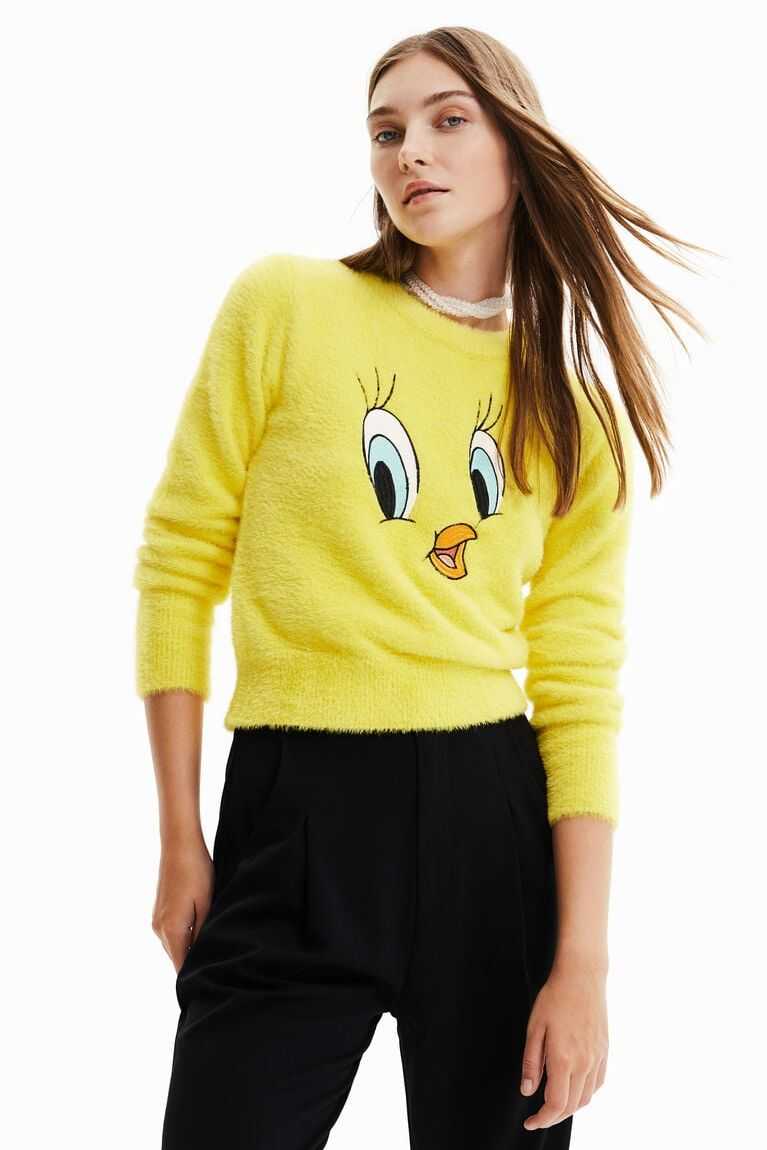 Dámské Svetry Desigual Tweety jumper | 074382HYT