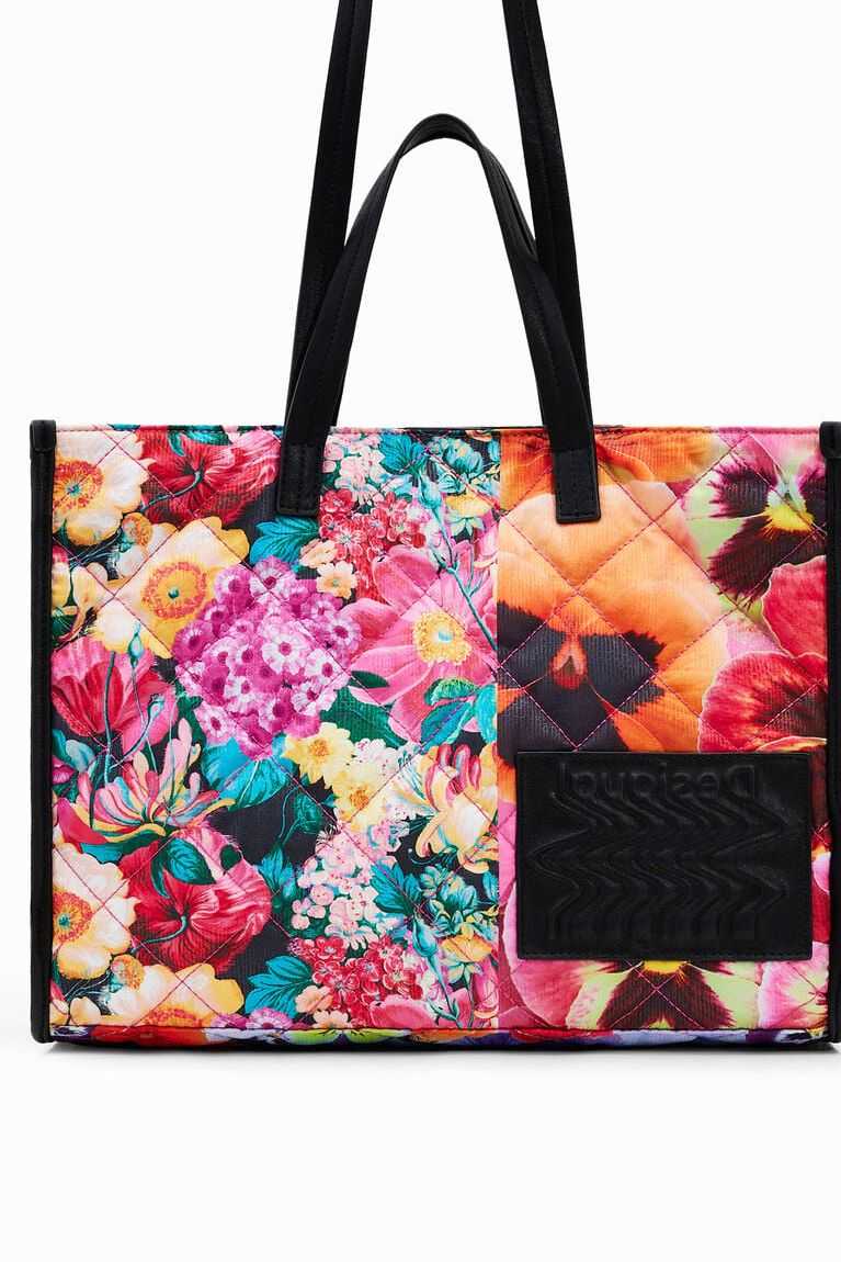 Dámské Tašky Desigual Extra large floral patchwork shopper | 429537YQO